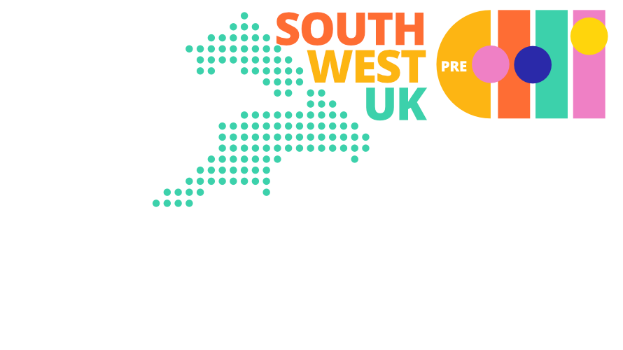 The South West UK Pre-CHI logo is displayed on a white background.